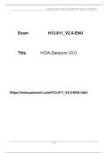 HCIA-Datacom V2&period;0 H12-811&lowbar;V2&period;0-ENU PDF Dumps