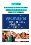 Wong&rsquo;s Nursing Care of Infants and Children Test Bank &ndash; 12th Edition Complete