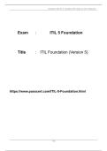 ITIL 5 Foundation &lpar;Version 5&rpar; PDF Dumps