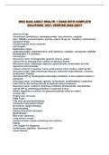 WGU D444 ADULT HEALTH 1 EXAM WITH COMPLETE SOLUTIONS 100&percnt; VERIFIED 2026-2027&excl;&excl;
