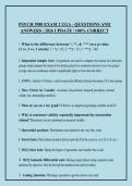 UGA PSYCH 3980 Exam 2 Study Guide &ndash; Latest UGA Psychology Questions & Answers