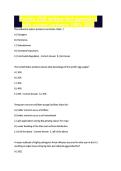 Poultry CDE written test questions with correct answers 100&percnt; 2026
