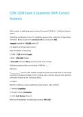 CON 1200 Exam 2 Questions With Correct Answers&period;