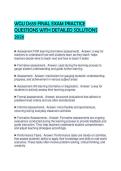 WGU D659 FINAL EXAM PRACTICE QUESTIONS WITH DETAILED SOLUTIONS 2026&period;pdf