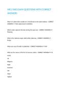 MK1 SWE EXAM QUESTIONS WITH CORRECT ANSWERS