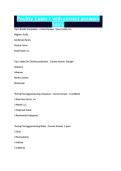 Poultry Exam 1 with correct answers 100&percnt;