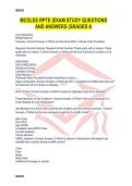 MCOLES RPTE EXAM STUDY QUESTIONS AND ANSWERS GRADED A