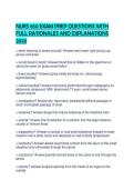 NURS 650 EXAM PREP QUESTIONS WITH FULL RATIONALES AND EXPLANATIONS 2026&period;