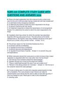 NURS 6121 COMPLETE STUDY GUIDE WITH QUESTIONS AND ANSWERS 2026&period;