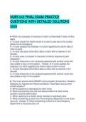NURS 6121 FINAL EXAM PRACTICE QUESTIONS WITH DETAILED SOLUTIONS 2026&period;