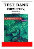 Test Bank &ndash; Chemistry &lpar;10th Edition&rpar; by Steven S&period; Zumdahl&comma; Susan A&period; Zumdahl & Donald J&period; DeCoste&colon; Questions&comma; Answers and Rationales Study Guide