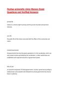 Purdue university civics literacy Exam Questions and Verified Answers