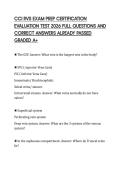 CCI RVS EXAM PREP CERTIFICATION EVALUATION TEST 2026 FULL QUESTIONS AND CORRECT ANSWERS ALREADY PASSED GRADED A&plus;