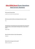 Ohio EFDA Board Exam Questions & Answers &mdash; Practice Material
