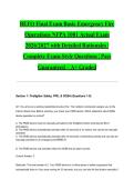 BEFO Final Exam Basic Emergency Fire Operations NFPA 1001 Actual Exam 2026&sol;2027 with Detailed Rationales &vert; Complete Exam-Style Questions &vert; Pass Guaranteed &ndash; A&plus; Graded