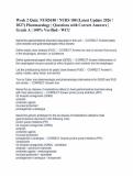 Week 2 Quiz&colon; NURS180 &sol; NURS 180 &lpar;Latest Update 2026 &sol; 2027&rpar; Pharmacology &vert; Questions with Correct Answers &vert; Grade A &vert; 100&percnt; Verified - WCU