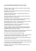 IDIS 199 MIDTERM VERIFIED STUDY GUIDE