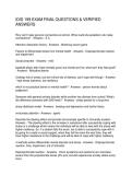 IDIS 199 EXAM FINAL QUESTIONS & VERIFIED ANSWERS