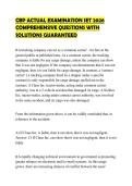 CBP ACTUAL EXAMINATION SET 2026&NewLine;COMPREHENSIVE QUESTIONS WITH&NewLine;SOLUTIONS GUARANTEED