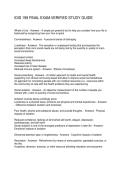 IDIS 199 FINAL EXAM VERIFIED STUDY GUIDE