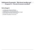 Economie Samenvatting Mavo 3 - Hoofdstuk 5&comma;2&colon; Werken en Ondernemen &lpar;incl&period; Oefentoets&rpar;