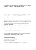 PNR 408 TEST &num;1 &vert; QUESTIONS AND ANSWERS &vert; 2026 UPDATE &vert; WITH COMPLETE SOLUTIONS&period;