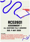 RCE2601 Assignment 1 Memo &vert; Due 4 May 2026