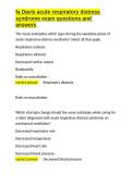 fa Davis acute respiratory distress syndrome exam questions and answers&period;docx&NewLine;&NewLine;