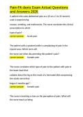 Pain-FA davis Exam Actual Questions and Answers 2026&period;docx&NewLine;&NewLine;Pain-FA davis Exam Actual Questions and Answers 2026&period;docx&NewLine;&NewLine;