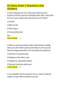 FA Davis Exam 3 Questions And Answers&period;docx&NewLine;&NewLine;