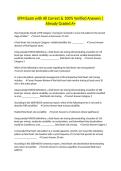 EFM Exam with All Correct & 100&percnt; Verified Answers &vert;Already Graded A&plus;