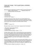 PUBH 6007 EXAM 1 TEST QUESTIONS & VERIFIED ANSWERS