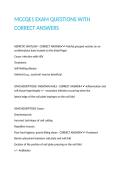 MCCQE1 EXAM QUESTIONS WITH CORRECT ANSWERS