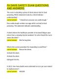 FA DAVIS SAFETY EXAM QUESTIONS AND ANSWERS&period;docx&NewLine;&NewLine;