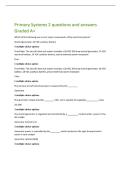 Primary Systems 2 questions and answers&NewLine;Graded A&plus;&NewLine;Which of the following are correct major components of the electrical system&quest;&NewLine;Starter&sol;generator&comma; 24 VDC auxiliary battery&NewLine;3 multiple choice options&NewLine;True&sol;False&colon; The aircraft electrical system includes 