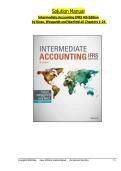 Solution Manual&colon; Intermediate Accounting &lpar;IFRS 4th Edition&rpar; &ndash; Kieso&comma; Weygandt&comma; & Warfield &vert; Complete Chapters 1-24