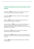 PSY 100 Exam3 questions and answers Graded A&plus;&vert; 2026&NewLine;Updated