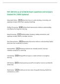 PSY 100 info as of 3&sol;10&sol;26 Exam questions and answers&NewLine;Graded A&plus;&vert; 2026 Updated