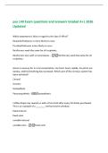 psy 140 Exam questions and answers Graded A&plus;&vert; 2026&NewLine;Updated