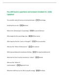 Psy 200 Exam1 questions and answers Graded A&plus;&vert; 2026&NewLine;Updated