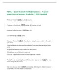 PSYC 1 - Exam &num;1 Study Guide &lpar;Chapters 1 - 4&rpar; Exam&NewLine;questions and answers Graded A&plus;&vert; 2026 Updated