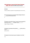 ACI Concrete Field Testing Technician Grade 1 CP-1 &ndash; Exam Q&A Study Guide