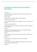 PSY-1000 Exam questions and answers Graded A&plus;&vert;&NewLine;2026 Updated&NewLine;Neuroscience&NewLine;The study of how nerves and cells send and receive information from the brain&comma;&NewLine;body&comma; and spinal cord&NewLine;Nervous System&NewLine;Network of neurons running throughout your brain and body&NewLine;C