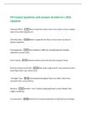 PSY Exam2 questions and answers Graded A&plus;&vert; 2026&NewLine;Updated
