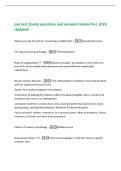 psy test 1Exam questions and answers Graded A&plus;&vert; 2026&NewLine;Updated