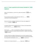 psy ch&period; 7 Exam questions and answers Graded A&plus;&vert; 2026&NewLine;Updated