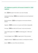 PSY 1500Exam questions and answers Graded A&plus;&vert; 2026&NewLine;Updated