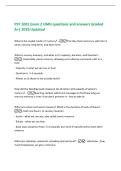 PSY 1001 Exam 2 UMN questions and answers Graded&NewLine;A&plus;&vert; 2026 Updated