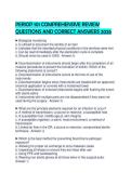 PERIOP 101 COMPREHENSIVE REVIEW QUESTIONS AND CORRECT ANSWERS 2026&period;&NewLine;&NewLine;