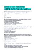 PERIOP 101 EXAM PREPARATION QUESTIONS WITH FULL RATIONALES 2026&period;&NewLine;&NewLine;